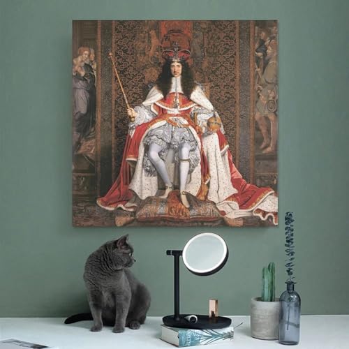 Impression sur toile Charles II d'Angleterre 50,8x50,8cm - 3
