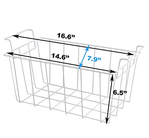 WR21X10208 Freezer Basket Replacement by ATMA SUPPLY Fits for GE refrigerator and Haier RF-0300-29 -Replaces 1535717 AH2356327 EA2356327 PS2356327 RF-0300-20 WR21X10157 WR71X27815 (pack of 1) white - Thumbnail 5