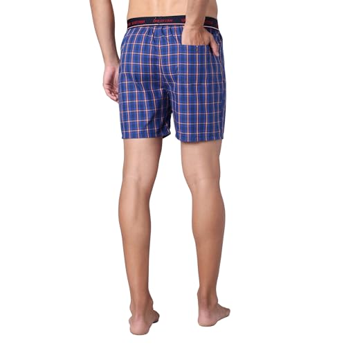 Image of Urban Scottish Men's Boxer | 100% Cotton | Regular Fit, Mid-Rise | Printed, Outer Elastic