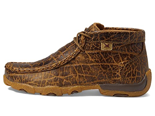 Image of Twisted X Kid's Chukka Driving Moc, Moc Toe, Golden Elephant Print, 11 M