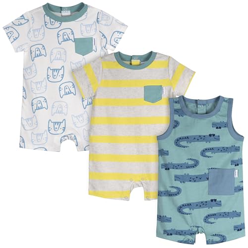 Image of Onesies Brand Baby Boys' 3-pack Romper