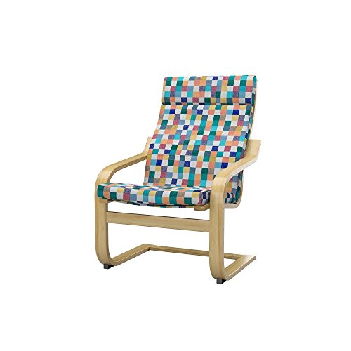 Soferia - IKEA POÄNG Funda para sillón, Mozaik White