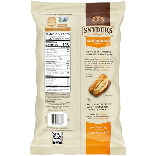 Snyder's of Hanover Sourdough Nibblers Pretzels, 16 Oz - image 6