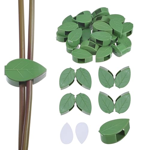 M METERXITY Pacote com 48 clipes de parede para plantas, clipes de parede de escalada para plantas,