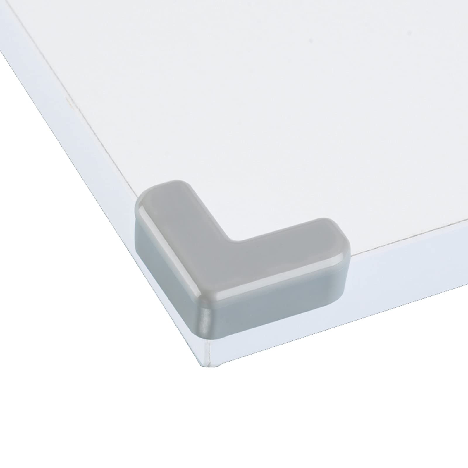 Protezione per spigoli, protezioni angolari per mobili, protezioni angolari a forma di L, confezione da 20 protezioni angolari per bambini, in PVC di grado alimentare, per mobili, finestre, armadi