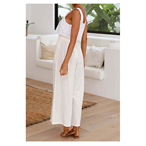 Women's Loose Women's Multicoloured Long Wide Leg Pants Summer High Waist Wide Leg Pants2