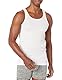 Amazon Essentials Herren Leichte Tankunterhemden, 6er-Pack, Schwarz/Weiß, L