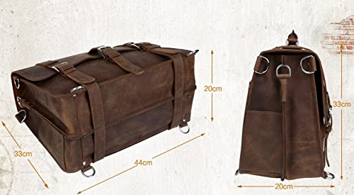 Travel Duffel Bag, Foldable Weekender Bag with Shoes Compartment for Men Women Water-proof & Tear Resistant2