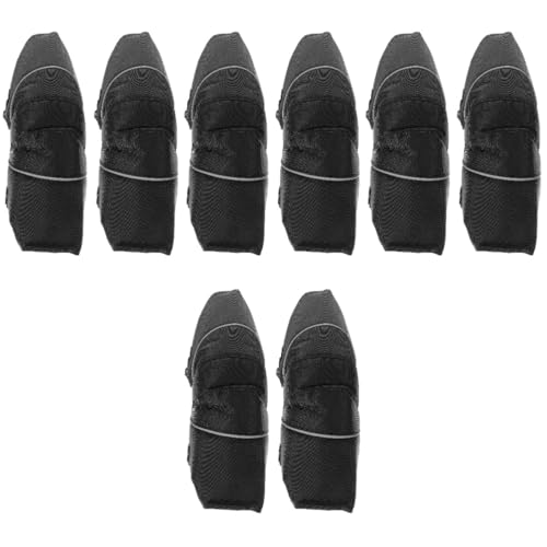 VANZACK 4sets Adjustable Motorcycle Knee Pads Comfortable Protective Gear for Riding Cycling and Outdoor Sports Lightweight Pu Material Absorption and Stability 2pcs*4