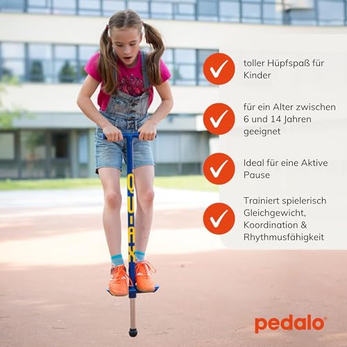 Pogo-Stick Pedalo QU-AX Sprungstab für Kinder mit optimaler Federung