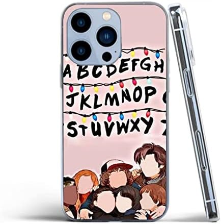 RocKSTore Phone Case Compatible with iPhone 11 (6.1) Shock Alphabet Lights Christmas Pure Clear TPU Shockproof Soft Silicone Protective Phone Cover