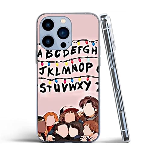 Rockstore Phone Case Compatible With Iphone 11 (6.1) Shock Alphabet Lights Christmas Pure Clear Tpu Shockproof Soft Silicone Protective Phone Cover #TOP1