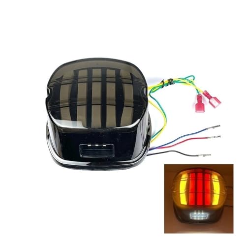 Feu arrière de moto à LED intégré avec clignotant et stop pour Touring FLSTF - 2
