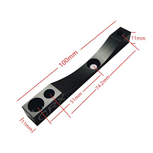 Adaptador de freios de disco, Andoer Freio hidráulico de liga de alumínio para atualização de scoote