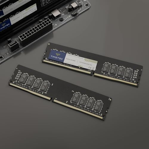 Image of Timetec 64GB KIT (4x16GB) DDR4 2400MHz (PC4-2400T) PC4-19200 UDIMM Desktop RAM - 288-Pin 1.2V CL17 Non-ECC Unbuffered DIMM Memory Module Upgrade