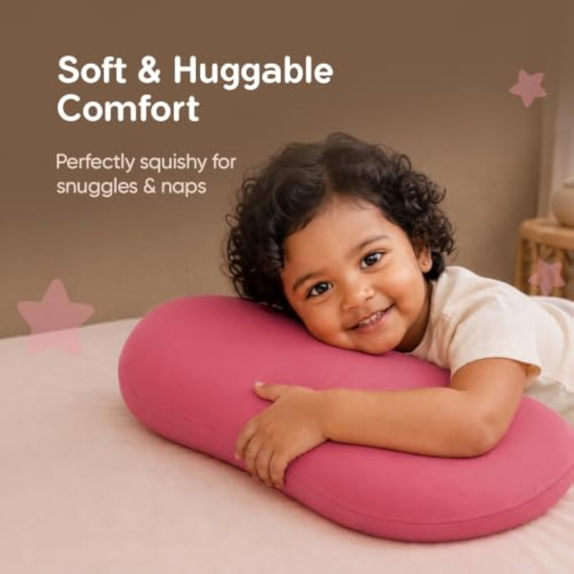 Kids Cuddle Pillow, Soft & Huggable Comfort Pillow for Kids
