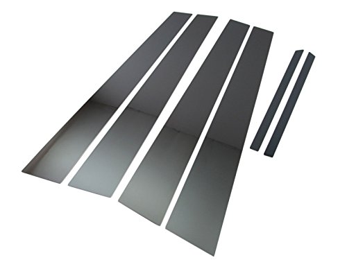 BRIGHTZ クラウン 180系 超鏡面ブラックメッキピラーパネルカバー 6PC バイザー無し用 【 PIL-BLA-174 】 4987