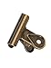 MauSong 1 PCS Duckbill Metal Binder Clips, Invoice Bill Clip Utility Paper Clips for Office Home Use (Brozen, XL)
