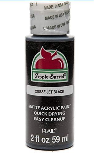 Apple Barrel Acrylic Paint Set, Matte, 2oz Primary Color Bottles for School, Work, Office, Art, Crafts, Children and Adults, Red, Yellow, Blue, Black and White, Paint Bundle - 5 Bottles - Image 5