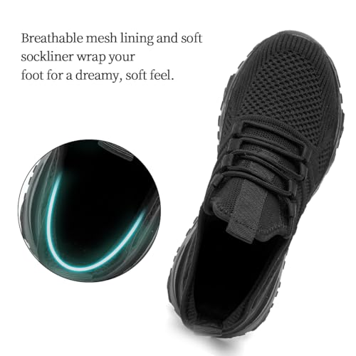 Womens Platform Fashion Sneakers Thick Soled Height Increasing Walking Shoes Chunky Breathable Lace Up Outdoor Casual Travel4