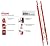 Louisville Ladder Fiberglass Extension Ladder, 28 feet, 300-pound duty rating, Type IA, FE3228,Orange
