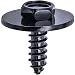 Rexka 50 pcs M4.8-1.61 x 16mm Hex Head Sems Screws for BMW Wheel Arch Trim Underfloor Coating Rear Trim Cover Underhood Shield 07147129160 E46 E60 E63 E66 E70 E82 E83 E90 07-14-7-129-160