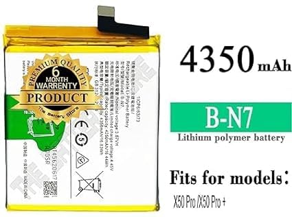 Image of THE BATTERY STORE Original B-N7 Battery for Vivo x50 Pro Plus Battery with 6 Month warrenty **** (PPP61)