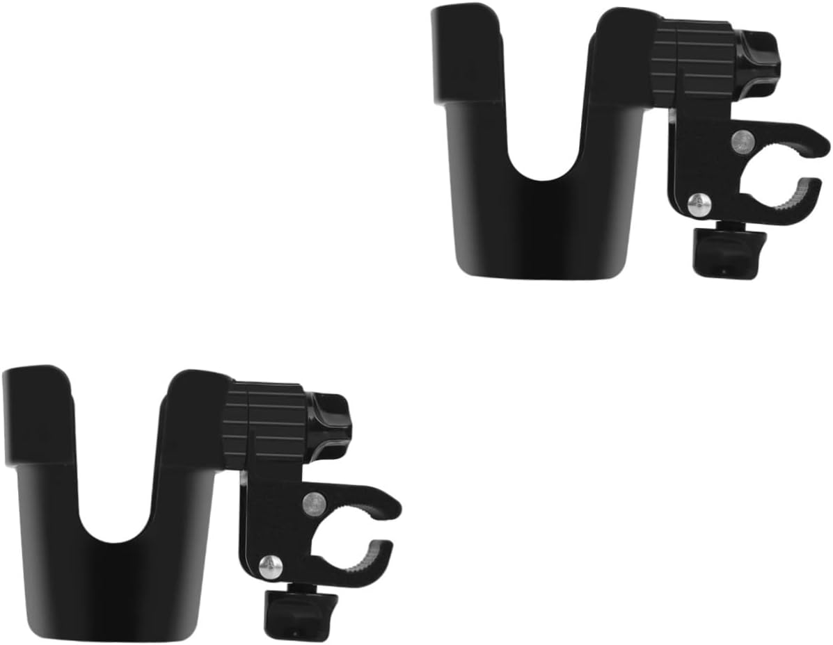 Sosoport 2pcs Water Cup Holder Milk Bottle Holder for Stroller Installation Removable Accessory for Bottles Compatible with Trolleys
