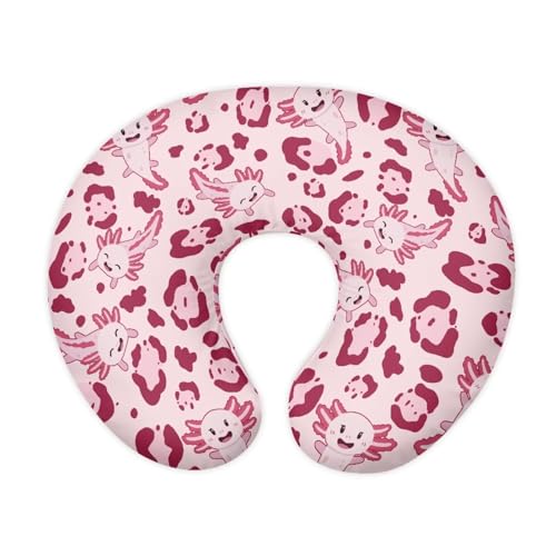 Hechitok Newt Leopard Nursing Pillow Covers Slipcovers for Breastfeeding Moms, Ultra Soft Breathable Feeding Pillow Slipcover for Baby Boy Girl