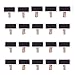50 Mini Tableau Noir Bois Message Rectangle Ardoise A Pince Clip Carte Panneau Memos Etiquette Prix Marque Place Numero Table/Photo/Tags/Décoration Mariage