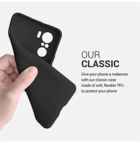 Image of Mobile Back Cover Case for Xiaomi Mi 11X (Silicone Case|CameraProtection|Black SC1510)