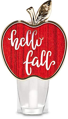 White Barn Candle Company Bath and Body Works Wallflowers Fragrance Plug - Many Styles! (Hello Fall Apple Nightlight)