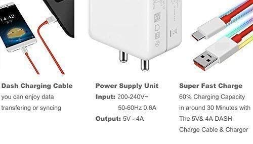 Image of Fast Type-C Charger For Xiaomi Redmi Note 11T Pro+, Xiaomi Redmi Note 11 T Pro Plus Charger Original Adapter Like Qualcomm QC 3.0 Quick Charge Adaptive Fast Charging, Rapid, Dash, VOOC, AFC Charger with 1 Meter Type C USB Data Cable (KT1, White,RED)