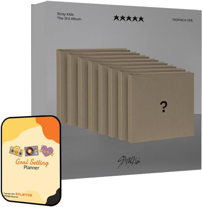 Álbum para niños callejeros (5 estrellas) Digipack ver. (conjunto completo de 8 miembros)+beneficios de prepedido + planificador digital inspirado