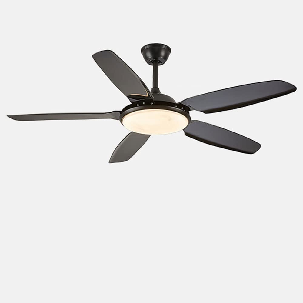 Ventilateur de plafond silencieux avec éclairage acrylique LED 35W et moteur 6 vitesses