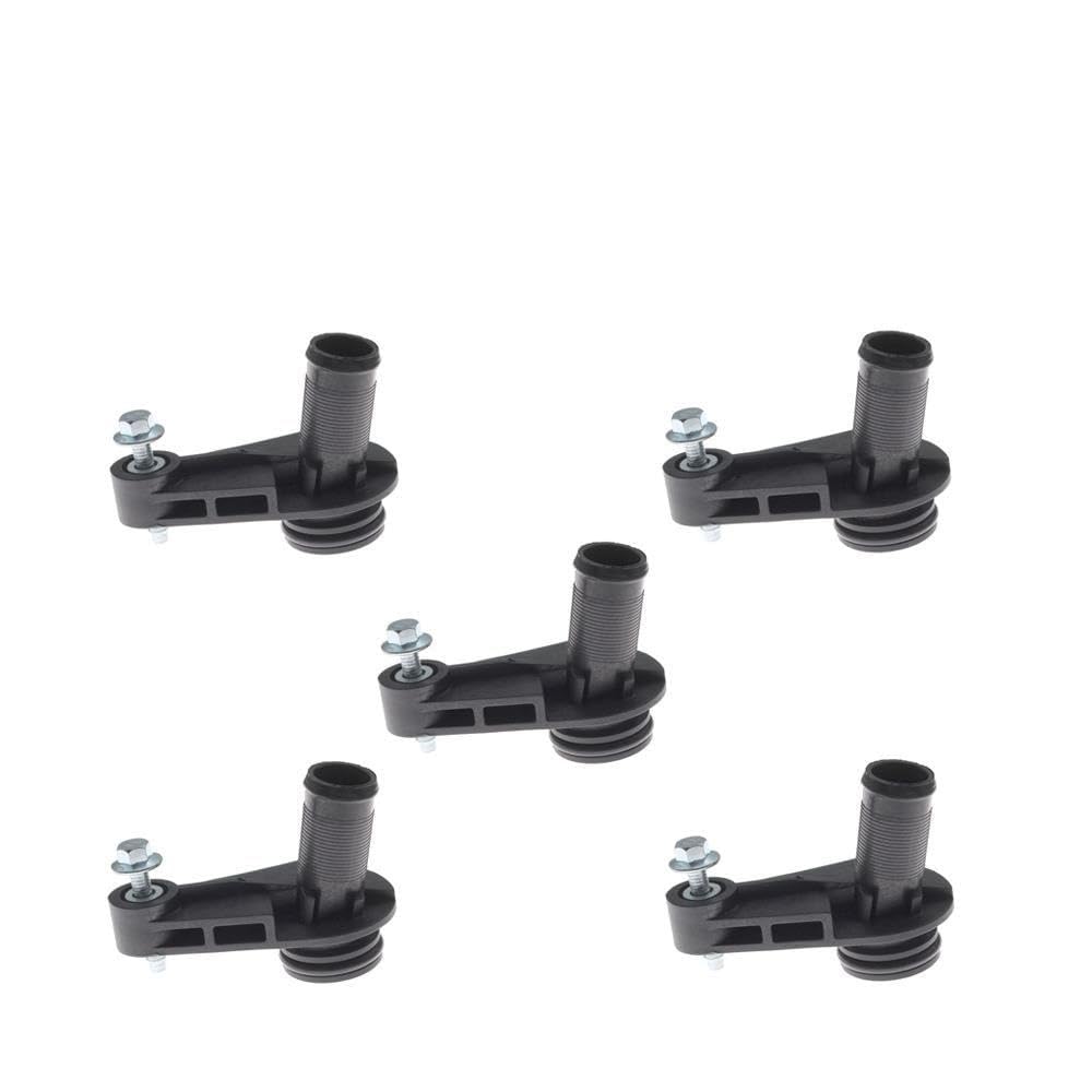 Bcdskzavu 5 Pcs 1/2/5/10 Oil Cooler Pipe Water Inlet Tube Connector Fit For 2 Lr021623 6G9q6n793aa(5 Pcs)