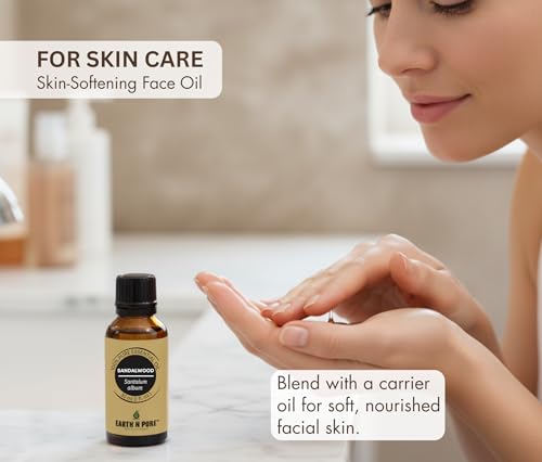 Image of Earth N Pure Sandalwood (Chandan Oil) Essential Oil for Skin- Natural and Therapeutic Grade 50 ml