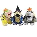 Yasdf 3Pcs Japón Anime Super Mario Bros Peluches 25Cm, Soft King Koopa Dark Koopa Bone Kuba Muñeco De Peluche De Felpa para Niños