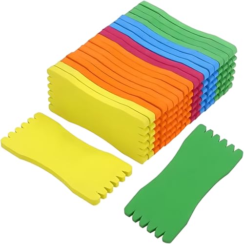 EIHI 20 Pcs Bobinas De Espuma Pesca,Tablero Línea Bobinado Pesca 12 * 5cm, Carretes De Pesca，Accesorios Pesca，Tablero De Pesca Para Sujetar Líneas Pesca, Anzuelos o Aparejos