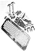 Smittybilt 7499 Complete Hood Kit for Jeep Wrangler YJ, CJ7, Stainless Steel