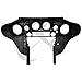 XMT-MOTO Speedometer Cover Cowl Front Upper Inner Fairing Fit for 2008-2013 Harley FLHX FLHTC FLHTCU/1996-2007 FLHT FLHTC and FLHTCU and FLHX(1 PCS Black)