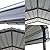 GREEN PARTY 12 x 25 ft Metal Carport Kits with Galvanized Steel Roof & Removable Sidewalls, Heavy Duty Metal Carport Canopy, Outdoor Car Tent Metal Garage Shelter for Car, SUV, Truck and Boats, Grey