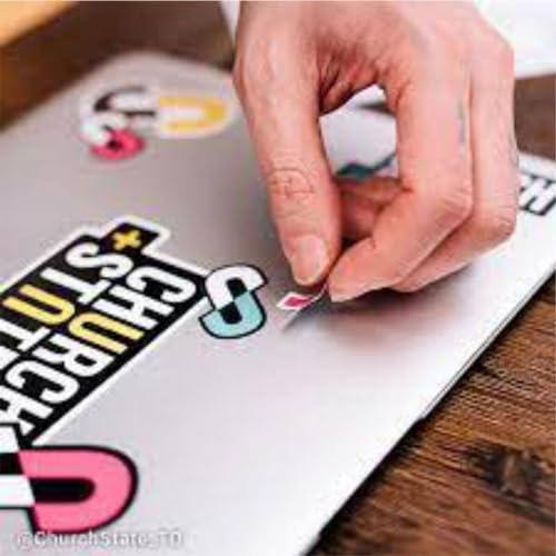 Image of Social Media Facebook Logo Vinly Sticker Pack of 1, 6 inch inch Height- for Car Truck Laptop Toolbox Decor Fun Colourful Designs, Blue