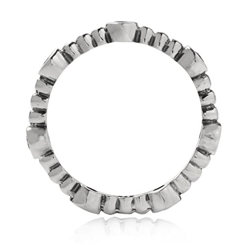 Silvershake Natural Peridot 925 Sterling Silver Stack Stackable Ring Size 6 #TOP2