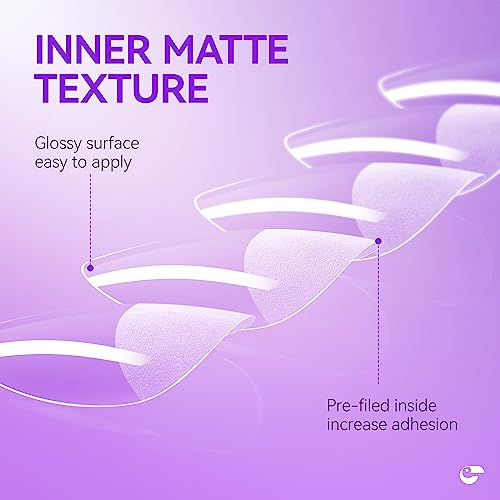 Gelike Ec Short Almond Nail Tips - 240Pcs Soft Gel X Nail Tips Kit, 12 Sizes Clear Full Cover False Nail Tips, Press On Nails For Poly/ Soak Off Nail Extensions, Acrylic Nail, Dip Powder Gel Nail Art Diy Home Salon #TOP2