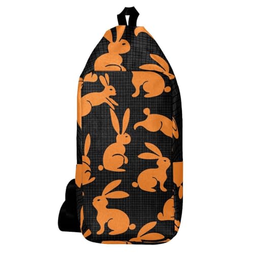 Sac à dos à bandoulière lapin orange léger contre le mal de dos
