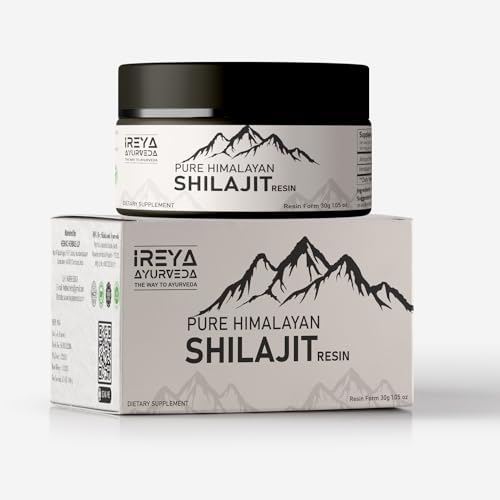Himalaya Shilajit Resin Pure & Original 30g (1.05 oz)- 100% Natural Ayurvedic Herbal Supplement for Men & Women – Increase Energy, Stamina, Strength & Performance – Immune Support