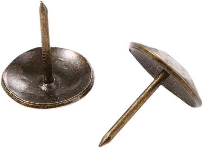 20 Pcs Antique Bronze Tacks, Decorative Nails Tacks Furniture Hardware Sofa Decorative Tacks Jewelry Tool Stud Table Fasteners Pushpins(25mm)
