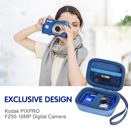 Funda rígida para cámara Kodak PIXPRO FZ55 azul miniatura 6
