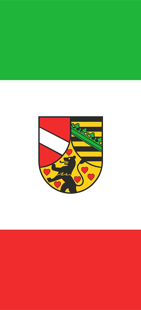 Drapeau Saale-Holzland-Kreis résistant aux intempéries pour mât de jardin